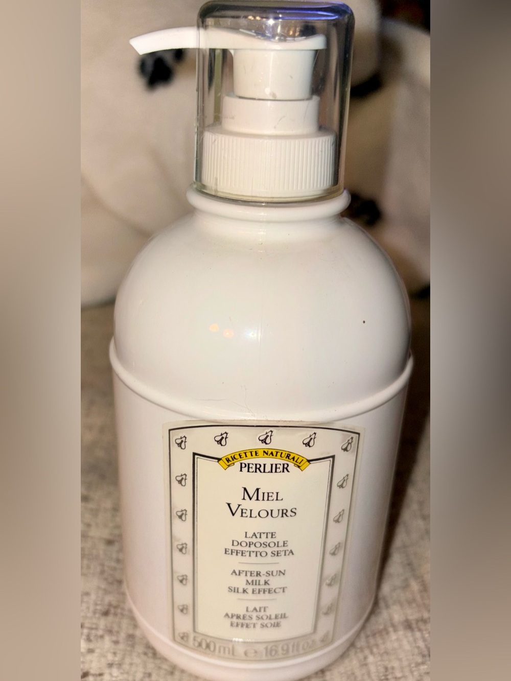 Perlier Miel Velours Latte After Sun Milk Silk Effect. New. 16.9 Oz
